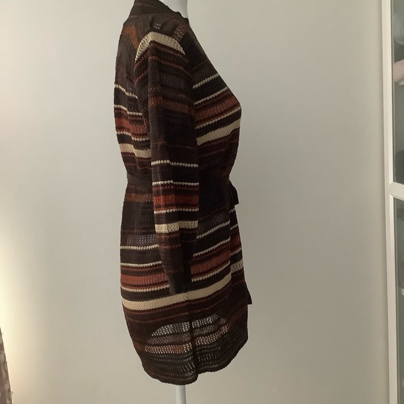 M Missoni Multicolor Metallic Knit Wrap Cardigan - Picture 3 of 9